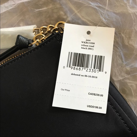 Kate Spade Nylon Crossbody Black - Picture 7 of 7